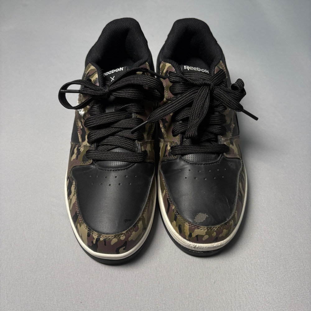 Reebok x Heelys Camo Black Wheeled Skate Shoes Mens 9 FFC0075806 HE01891200